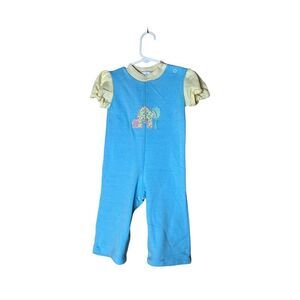 Vintage Healthtex Baby Girl One Piece Jumpsuit size 12-18 months